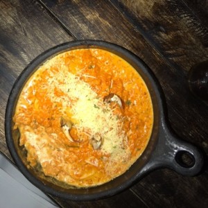 arroz de cangrejo y camarones