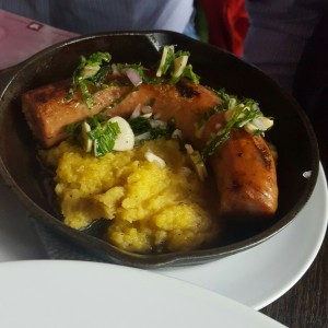 Longaniza con ahuyama