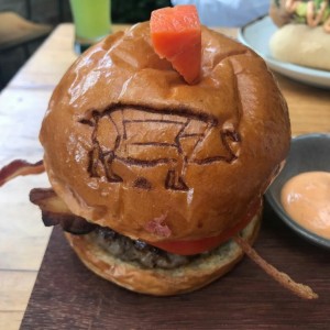 Bacon cheese burger