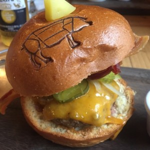 Bacon Cheeseburger. 