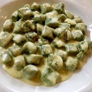 Gnochi Espinaca Gorgonzola