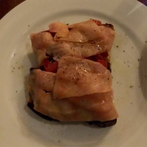 Bruschetta Salmon e Pomodoro