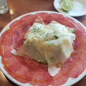 carpaccio de res