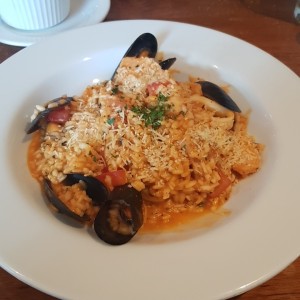 risotto de langostinos