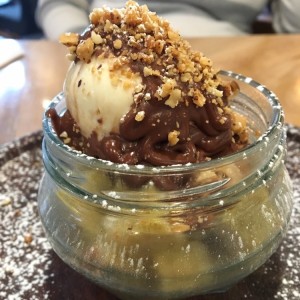 postre de banano