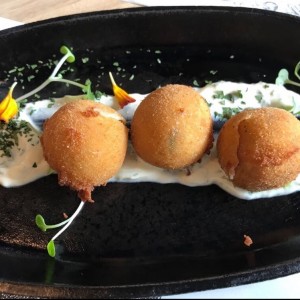 Croquetas de salmon