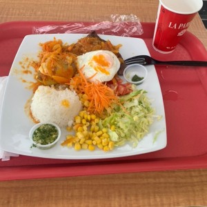 Combo parrila del dia. 