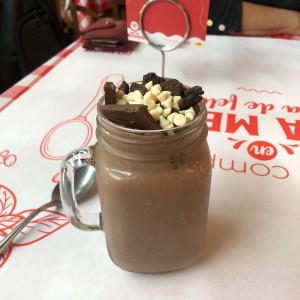 Malteada de chocolate