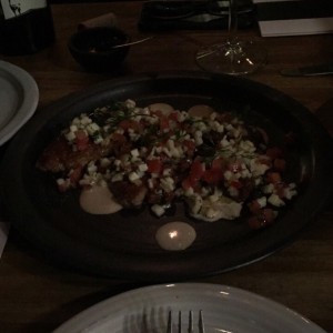 Calamares y mollejas