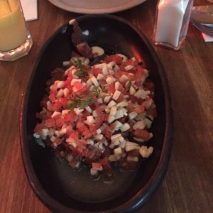 Calamares y mollejas