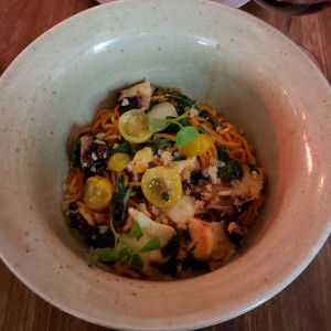 Spaghetti Achiotado Pacifico