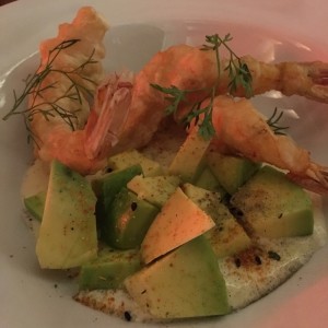 Langostinos con Alioli de Naranja