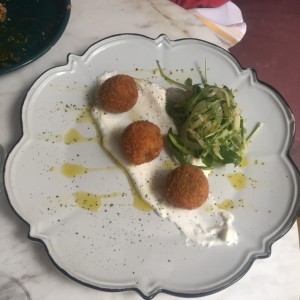 Arancini de morcilla