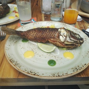 Pescado frito