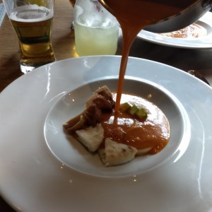 sopa de arepa