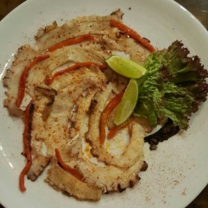 Carpaccio de pulpo
