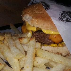 Hamburguesa amarilla!
