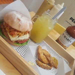 hamburguesa de Frijol😋