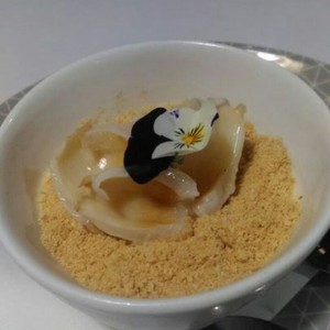panacotta de coco y lyches