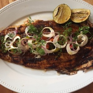 Pescado parrillado