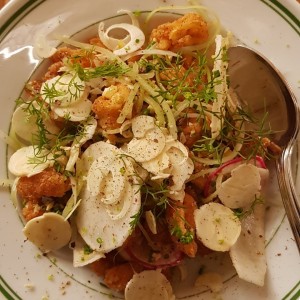 Ensalada picante de calamares