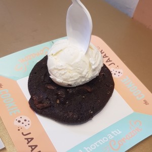 doble chocolate con helado