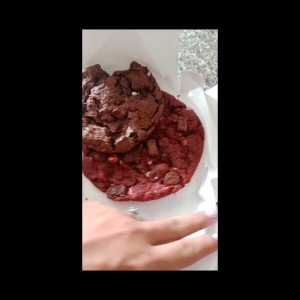 galletas de chocolate y masmelos