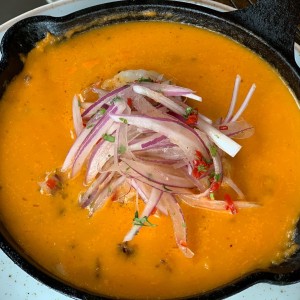 calderera de mariscos