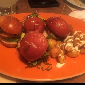 hamburguesas de salmon