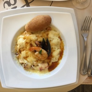 lasagna de frutis de mar