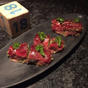 Crudo de res