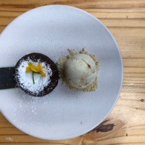 Volcán chocolate 