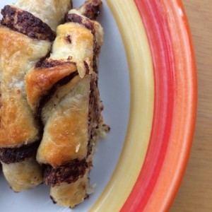 Deditos de chocolate