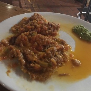 Patacones con Carne 