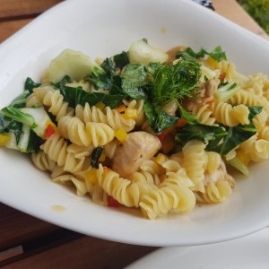 fusilli de pollo picante