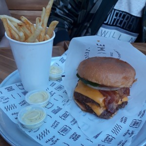 Doble carne tocineta.