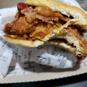hamburguesa de pollo