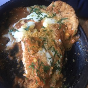 Milanesa a la parmesana
