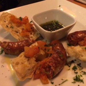 chistorra con chimichurri (entrada)