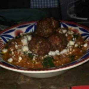 Orzo con Albóndigas de Cordero 
