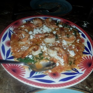 Orzo de langostinos