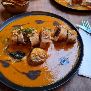 pollo encacahuetado