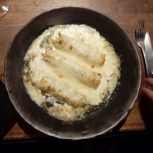 Enchiladas en salsa verde