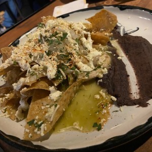 Chilaquiles en salsa verde