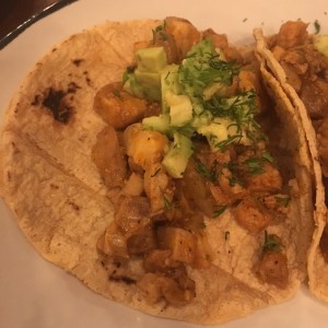 tacos de chicharron!