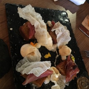 Falso ravioli de cola de toro