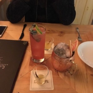 Moscow Mule y Mojito de Frutos Rojos