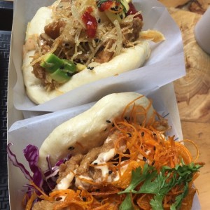 Bao de Pescado y Bao de calamares