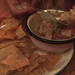 Ceviche de tilapia