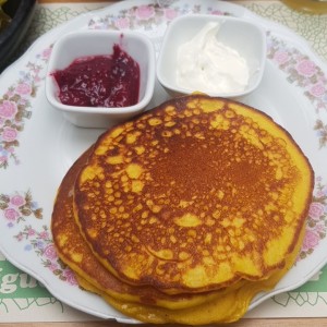 pancakes de zapallo
